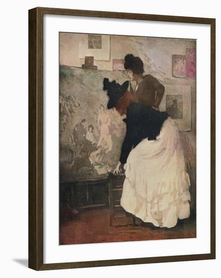 'The Critics', c1902-Manuel Robbe-Framed Giclee Print