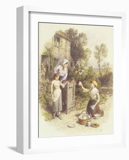 The Crockery Seller-Myles Birkett Foster-Framed Premium Giclee Print