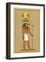 The Crocodile-Headed God-E.a. Wallis Budge-Framed Art Print