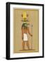 The Crocodile-Headed God-E.a. Wallis Budge-Framed Art Print