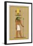 The Crocodile-Headed God-E.a. Wallis Budge-Framed Art Print