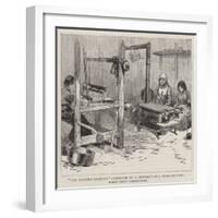 The Crofter Question, Interior of a Crofter's Hut, Near Saltcots, North-West Territories-null-Framed Giclee Print