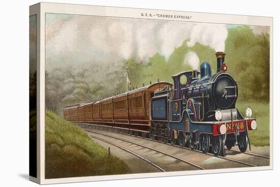 The "Cromer Express" of the Great Eastern Railway Carries Its Passengers into East Anglia-F. Moore-Stretched Canvas