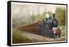 The "Cromer Express" of the Great Eastern Railway Carries Its Passengers into East Anglia-F. Moore-Framed Stretched Canvas