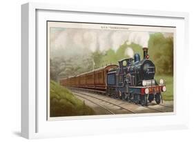 The "Cromer Express" of the Great Eastern Railway Carries Its Passengers into East Anglia-F. Moore-Framed Art Print