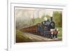 The "Cromer Express" of the Great Eastern Railway Carries Its Passengers into East Anglia-F. Moore-Framed Premium Giclee Print