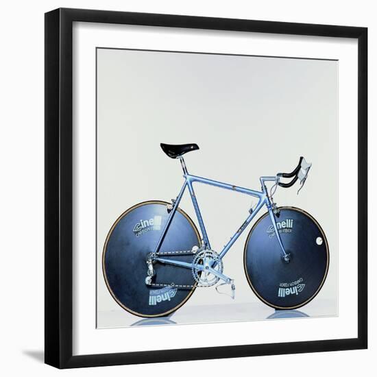 The Crono Road Model of Laser Bicycle (Cinelli, Milan)-Johannes Handschin-Framed Giclee Print