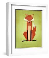 The Crooked Fox-John Golden-Framed Giclee Print