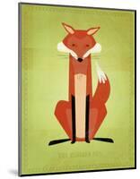 The Crooked Fox-John Golden-Mounted Giclee Print