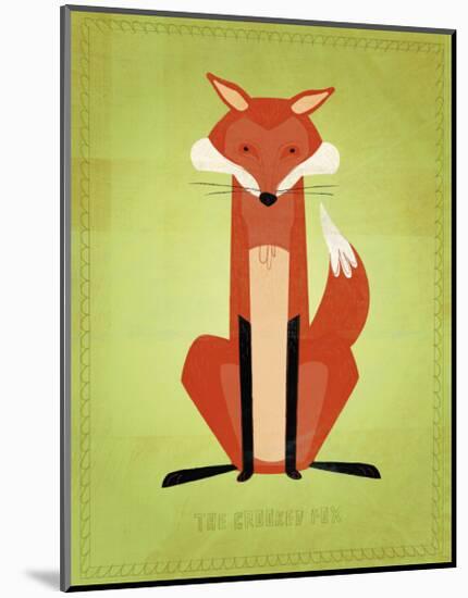 The Crooked Fox-John Golden-Mounted Giclee Print