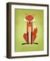 The Crooked Fox-John Golden-Framed Giclee Print