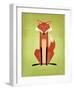 The Crooked Fox-John Golden-Framed Giclee Print