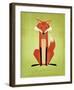 The Crooked Fox-John Golden-Framed Giclee Print