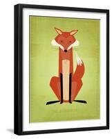 The Crooked Fox-John W^ Golden-Framed Art Print