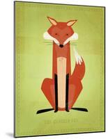 The Crooked Fox-John W^ Golden-Mounted Art Print