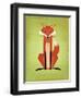 The Crooked Fox-John W Golden-Framed Giclee Print