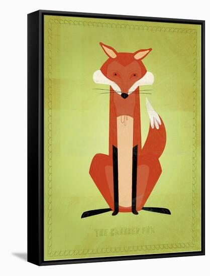 The Crooked Fox-John W Golden-Framed Stretched Canvas