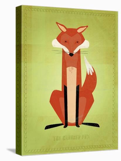 The Crooked Fox-John W Golden-Stretched Canvas