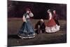 The Croquet Game-Winslow Homer-Mounted Giclee Print