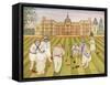 The Croquet Match-Gillian Lawson-Framed Stretched Canvas