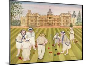 The Croquet Match-Gillian Lawson-Mounted Giclee Print