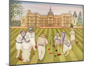 The Croquet Match-Gillian Lawson-Mounted Giclee Print