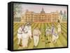 The Croquet Match-Gillian Lawson-Framed Stretched Canvas