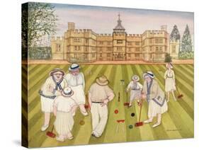 The Croquet Match-Gillian Lawson-Stretched Canvas