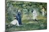 The Croquet Party, 1873-Edouard Manet-Mounted Giclee Print