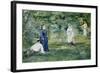 The Croquet Party, 1873-Edouard Manet-Framed Giclee Print