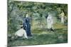 The Croquet Party, 1873-Edouard Manet-Mounted Giclee Print