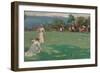 The Croquet Party, 1890-93 (Oil on Canvas)-John Lavery-Framed Giclee Print