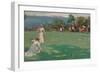 The Croquet Party, 1890-93 (Oil on Canvas)-John Lavery-Framed Giclee Print