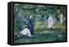 The Croquet Party by Edouard Manet-Edouard Manet-Framed Stretched Canvas
