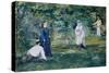 The Croquet Party by Edouard Manet-Edouard Manet-Stretched Canvas