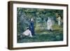 The Croquet Party by Edouard Manet-Edouard Manet-Framed Giclee Print