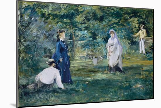 The Croquet Party by Edouard Manet-Edouard Manet-Mounted Giclee Print