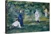 The Croquet Party (La Partie De Croque)-Edouard Manet-Stretched Canvas