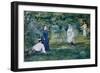 The Croquet Party (La Partie De Croque)-Edouard Manet-Framed Giclee Print