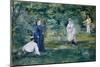 The Croquet Party (La Partie De Croque)-Edouard Manet-Mounted Giclee Print