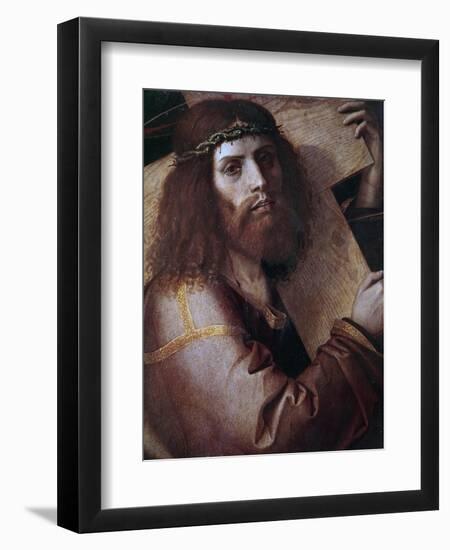 The Cross Bearing Christ-Bartolomeo Montagna-Framed Giclee Print