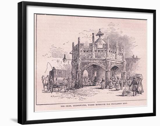 The Cross, Bridgewater, Where Monmouth Was Proclaimed King Ad 1685-Walter Stanley Paget-Framed Giclee Print