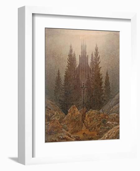 The Cross in the Mountains, 1808-Caspar David Friedrich-Framed Giclee Print