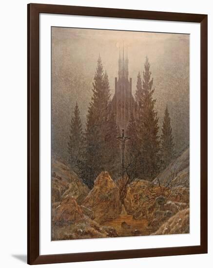 The Cross in the Mountains, 1808-Caspar David Friedrich-Framed Giclee Print