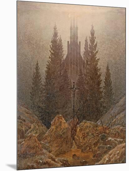 The Cross in the Mountains, 1808-Caspar David Friedrich-Mounted Giclee Print