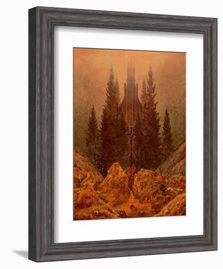 The Cross in the Mountains, 1812-Caspar David Friedrich-Framed Giclee Print