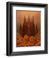 The Cross in the Mountains, 1812-Caspar David Friedrich-Framed Giclee Print