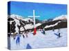 The Cross, Morzine, France, 2017-Andrew Macara-Stretched Canvas