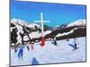 The Cross, Morzine, France, 2017-Andrew Macara-Mounted Giclee Print