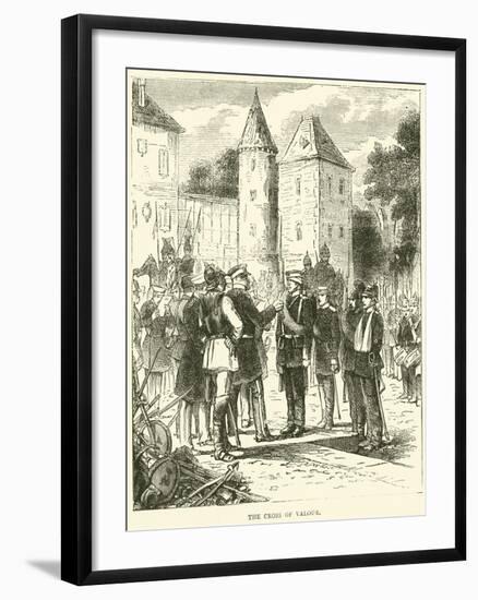 The Cross of Valour, September 1870-null-Framed Giclee Print